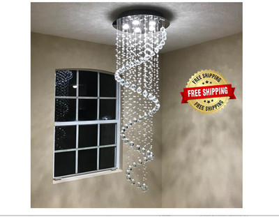 Lamparas Colgantes De Cristal Moderno - Modern Chandelier Crystal Ball Fixture