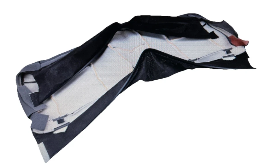 Cubierta trasera asiento trasero cabina extendida gris titanio DK genuino GM 2007-13 Chevy GMC Foto 2 de 4