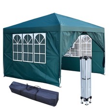 Image of 2x2/2.5Mx2.5M/3x3M Pop Up Garden Gazebo Outdoor Party Tent Canopy With Sides