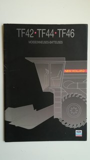 prospectus tracteur moissonneuse New Holland