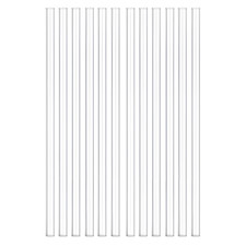 7.75' Jumbo Unwrapped Clear Plastic Straws-500Ct, Clear Unwrapped