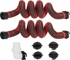 20FT RV Sewer Hose, 23-Mil Heavy Duty TPE Material for Abrasion Resistance and C