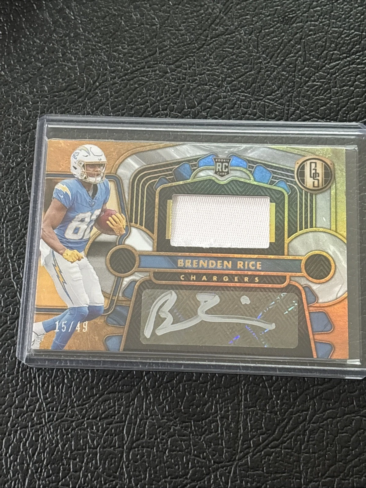 Brenden Rice Panini Gold Standard Rookie Jersey Autographs Triple #19 Base