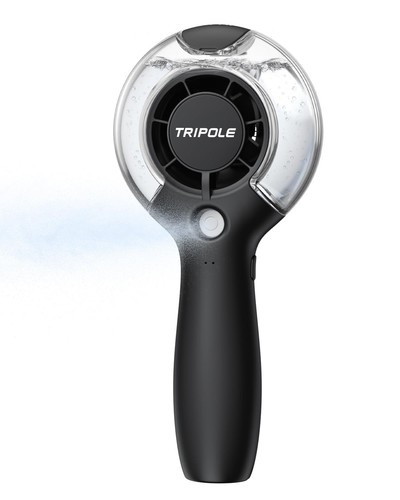 Portable Misting Fan - Handheld with Water Mist, 4000mAh Rechargeable Battery...