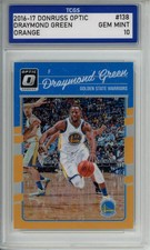 2016-17 PANINI DONRUSS OPTIC ORANGE #138 DRAYMOND GREEN /199 TCGS GEM MINT 10 N1