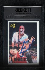 BAS 1989 Classic WWF Demolition Ax Smash #107 Authentic Auto ow6