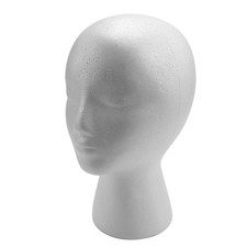 27.5 x 52cm Dummy / mannequin head Female Foam(Polystyrene) Exhibitor for 2921