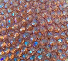 LIGHT ROSE SHIMMER Pink 9ss 2.5mm 2058 IHC Austrian Flatback Rhinestones 144 pcs