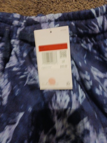 Nike Sportswear NEW Big Boys Printed French Terry Fashion Shorts Navy Large $40 - Picture 2 of 2
