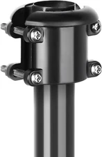 2 Pack Squirrel Baffle Buckle Bird Feeder Pole Accessories for Bird Houses Black