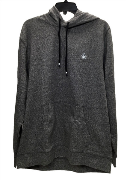 89 Оригинальная мужская флисовая толстовка Penguin Mens Jaspe с капюшоном из настоящего черного Джаспера размер XSmall 11990₽