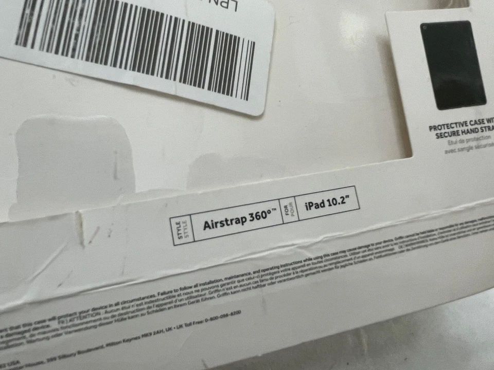 GRIFFIN Survivor Rugged Heavy Case iPad 10.2" (8th/7th Gen) Black OPEN Box - Image 4 of 4