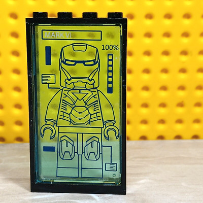LEGO Iron Man MARK IV Computer Window Screen Frame Included Air Wall Computer