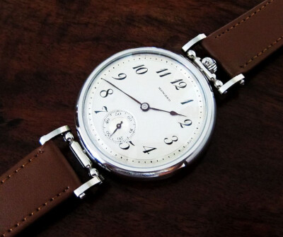 HOWARD 1930 American Pocket Watch Converted to Luxury Marriage Wristwatch
