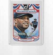 2014 DONRUSS BASEBALL DIAMOND KINGS PRESS PROOF ROBINSON CANO #231 (19/99)