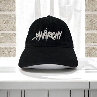 Xanarchy Strap Back Dad Hat Adult Baseball Cap Men Black Embroidered Casual OS