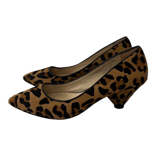 Halogen Womens Size 9 Animal Print Real Fur Calf Hair Pumps - Picture 5 of 8