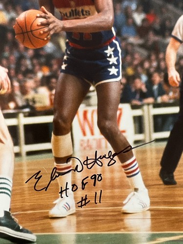 Elvin Hayes Signed 16x20 Color Photo JSA Cert. #11 HOF Washington Bullets NBA! - Picture 4 of 5