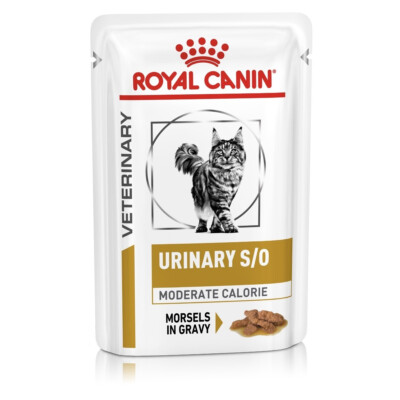 ROYAL CANIN Urinary S/O Moderate Calorie Cat Food Pouches