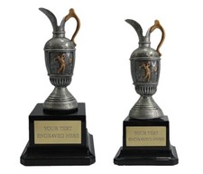 Golf Cup Claret Jug Trophy Awards, 2 Sizes Engraved Personalised With Any Text