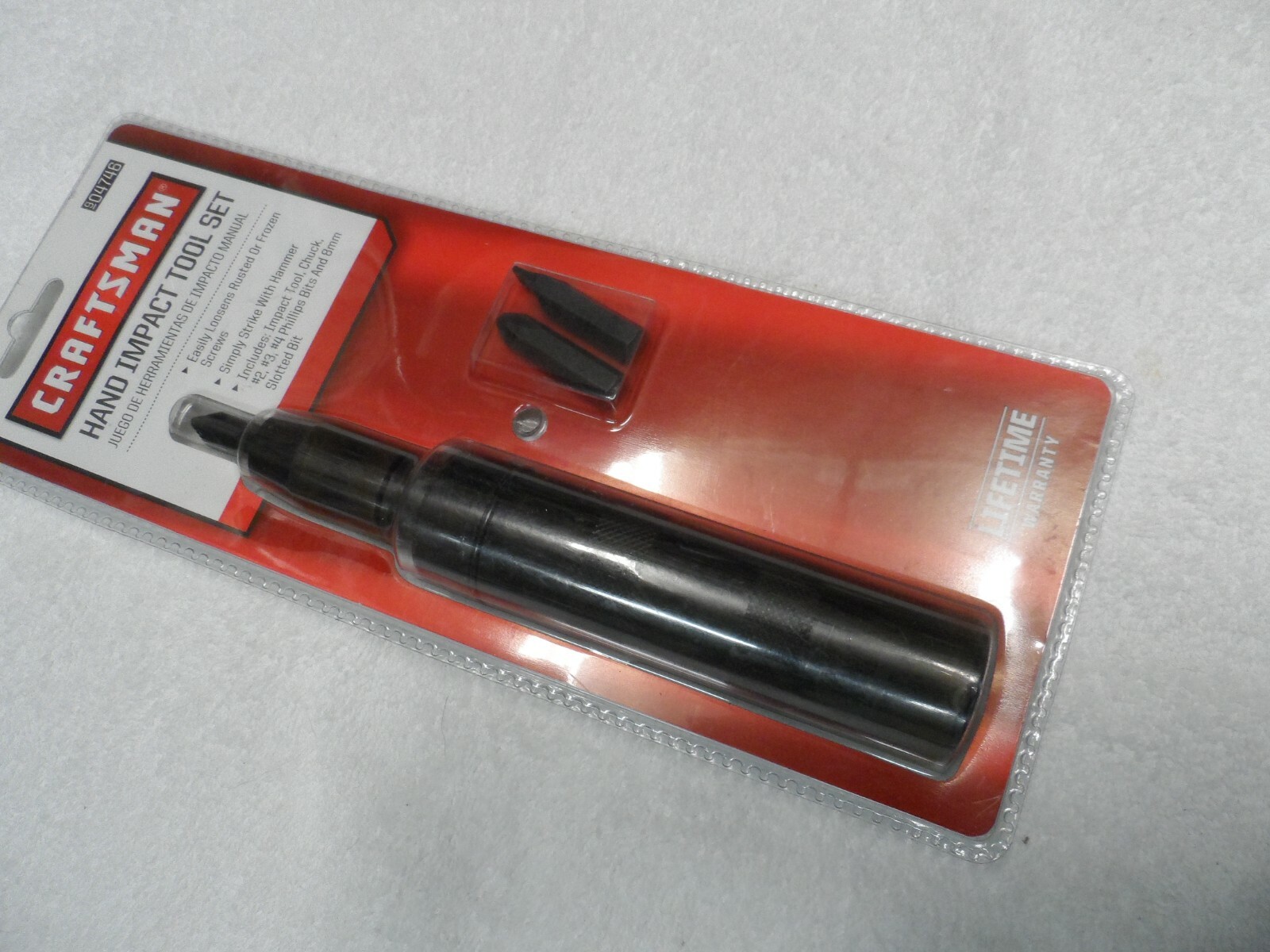 Craftsman Hand Impact Driver Mechanic Tool Set 1/2 Inch Drive 8mm Bit