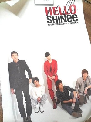 Shinee 1 Of 1 Cassette Tape Official Poster Only Unfolded Poster Gift Photo New Music Memorabilia Entertainment Memorabilia