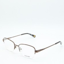 NEW NINE WEST NW1049 210 BROWN EYEGLASSES AUTHENTIC FRAMES 51-18