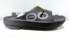 OOFOS OOAHH Sport Sandal Lightweight Recovery Slide #1500 - Matrix Black
