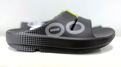 OOFOS OOAHH Sport Sandal Lightweight Recovery Slide #1500 - Matrix Black