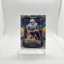 2023 Panini Prizm Draft Picks Evan Hull Northwestern Silver Parallel Rookie #133