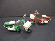 MINI BICICLETAS HONDA, PAR, ESCALA 1:24, SIN PILOTOS, PLÁSTICO