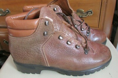 RAICHLE Brown Leather Lace Up Mountaineering Hiking Ankle Boots Sz 6M