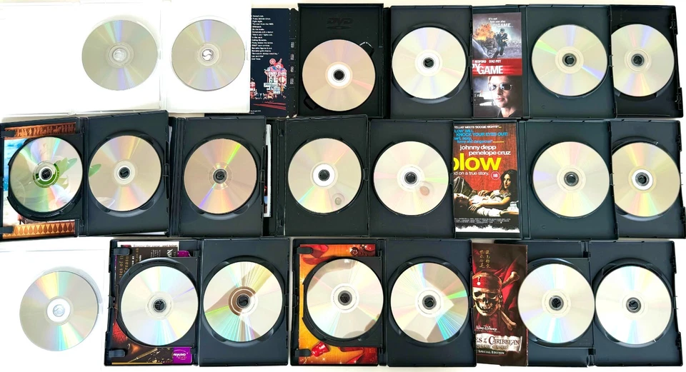 20 DVD Bundle Johnny Depp Brad Pitt Set Fight Club Blow Troy Film Movie Lot 39 - Image 3 of 4