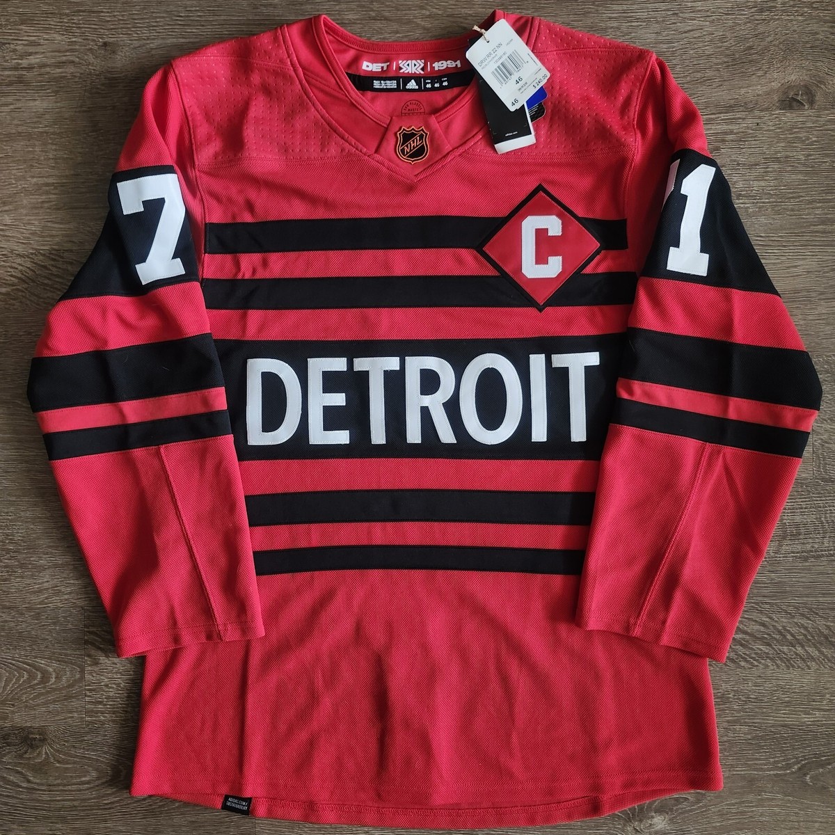 Detroit Red Wings Dylan Larkin Reverse Retro 2.0 Adidas Authentic