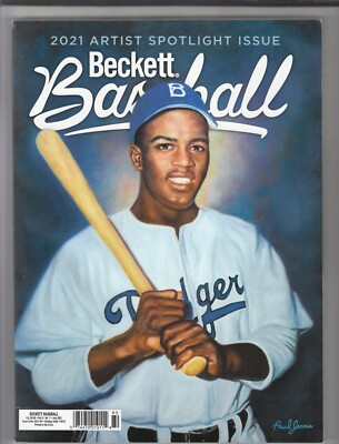 July 2021 Beckett Baseball Magazine with Jackie Robinson on the Cover