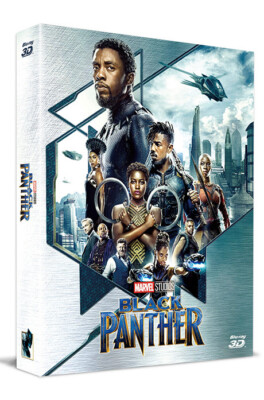 [USED] Black Panther BLU-RAY 2D & 3D Steelbook - Full Slip A2 / WeET