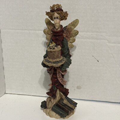 1994 BOYDS BEARS & FRIENDS BEATRICE  BIRTHDAY ANGEL FOLKSTONE COLLECTION 1E/409
