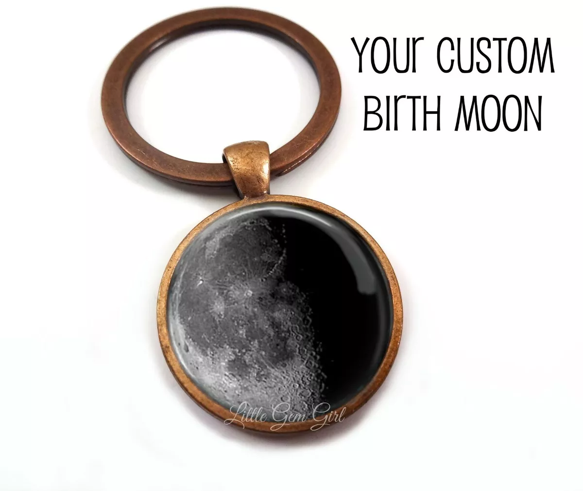 Your Moon Phase Keychain