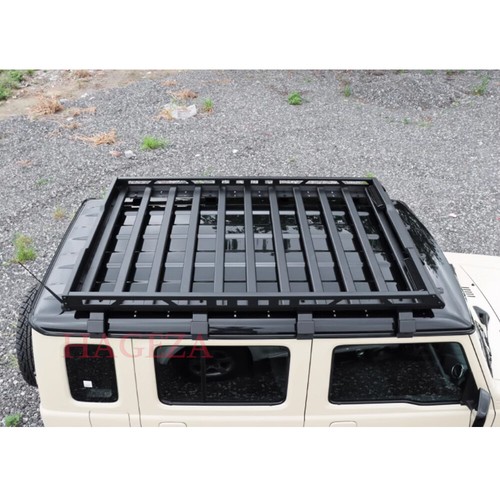 Yellow Light Lamp Roof Luggage Racks Basket Metal Carrier for Suzuki Jimny 4Door - Picture 8 of 17