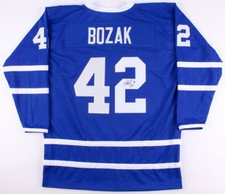 Tyler Bozak Signed Maple Leafs Jersey (JSA Hologram) Playing career 2009–present