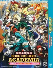 Boku No / My Hero Academia Sea 1-6 Vol.1-138 End + 3Movies - DVD with Eng Dub