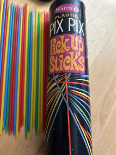 Vintage 1968 Whitman Plastic Pix Pix Pick Up Sticks Toy, Child Classic Game - 30 - Picture 2 of 8