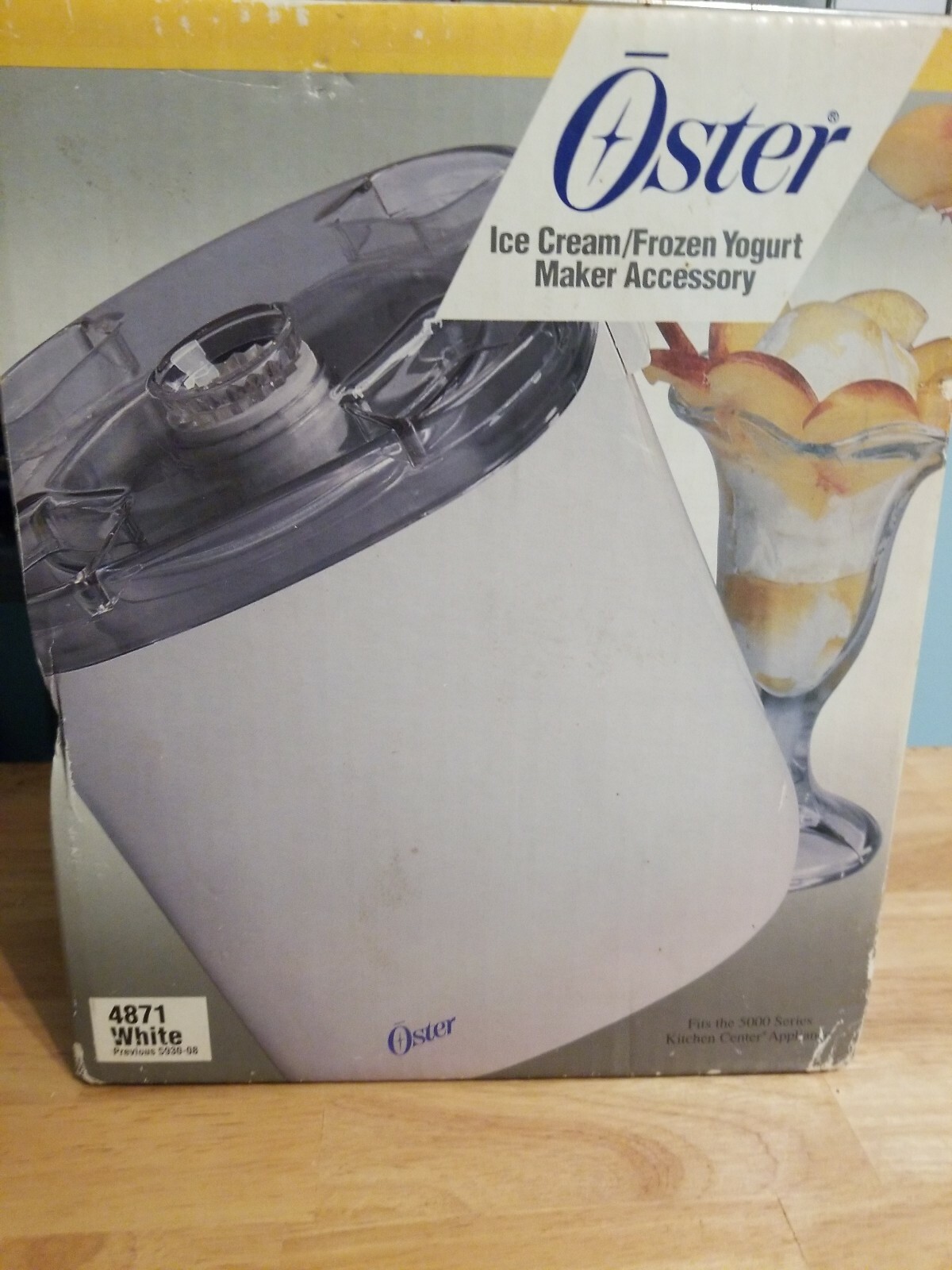 Oster Kitchen Center Ice Cream Yogurt Attachment Accessory 4871
