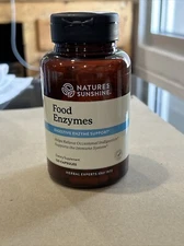 Nature's Sunshine Food Enzymes, Digestive Enzymes Support w/Betaine, 120 Capsule