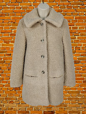 Womens & Other Stories Paris Atelier Eu 36 Uk 8 Beige Faux Shearling Teddy Coat
