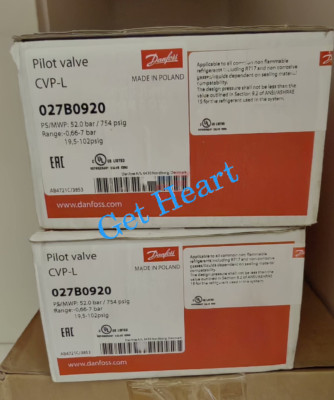 DANFOSS CVP-L 027b0920 Brand new pilot valve FedEx or DHL or.UPS