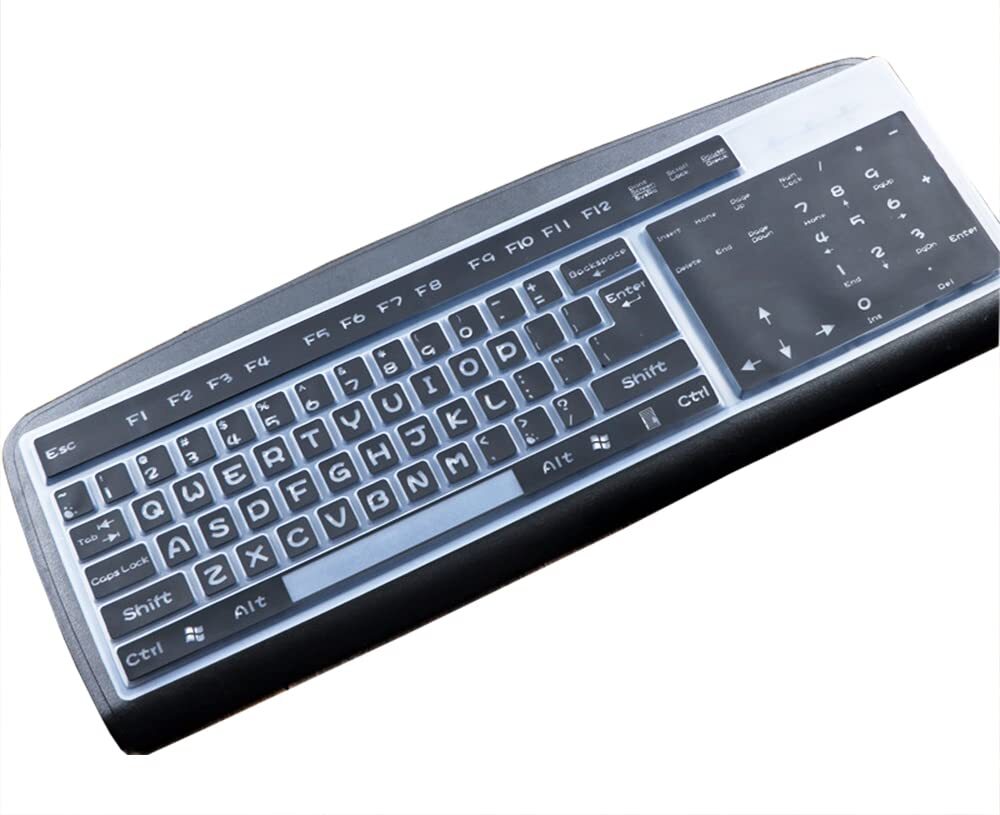 Black Desktop Computer Keyboard Protector Cover for PC 104/1