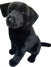 Mary Meyer Black Labrador Plush Standing Realistic 21 Tall x 18 Wide Vintage