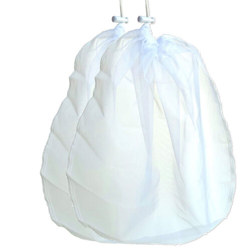 2pcs 5Gallon Reusable Extra Large Home Wine Brew honey filter Straining Bag