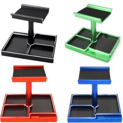 #ad RC Alum Repair Station Work Stand For 1 18 Traxxas TRX4M 1 24 Axial SCX24 Tools $17.45